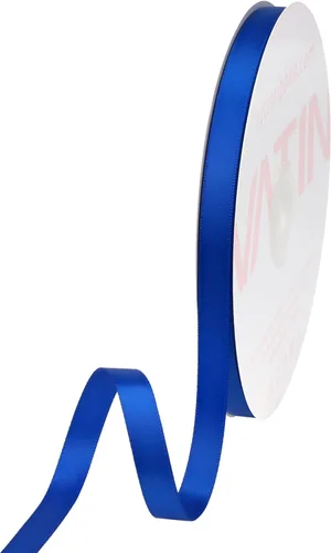 Miniatura 65 de VATIN Cinta de satín de poliéster de doble cara de 1.5 pulgadas Azul Royal Light