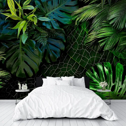 Miniatura 34 de Bormia Road Forest - Papel pintado de pared para dormitorio, tamaño grande, 108 x 75 pulgadas 008