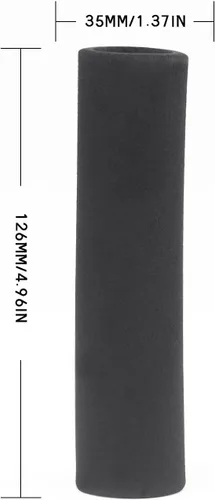 Miniatura 3 de Grip - Fundas de espuma antideslizantes universales antivibración, se adaptan a motocicletas deportivas duales, callejeras y todoterreno