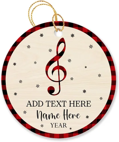 Miniatura 12 de Adorno de Navidad personalizado de acordeonista que toca acordeón, nombre personalizado y año, adorno de Navidad para acordeonista, instrumento