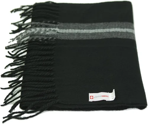 Miniatura 9 de Alpine Swiss Bufanda a cuadros para hombre, ultra suave, chal de invierno, cálido, ligero, para clima frío