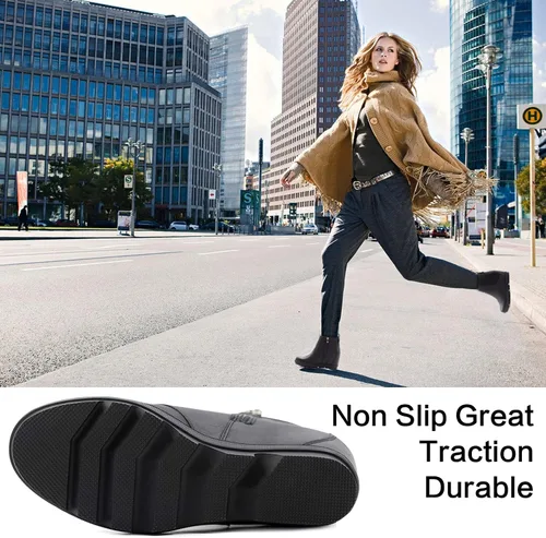 Miniatura 4 de Athlefit Botas de cuña cómodas para mujer
