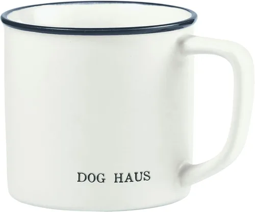 Miniatura 13 de Santa Barbara Design Studio Tazas de café en blanco y negro con diseños cara a cara, taza de gres, 16 onzas, Anti-Social