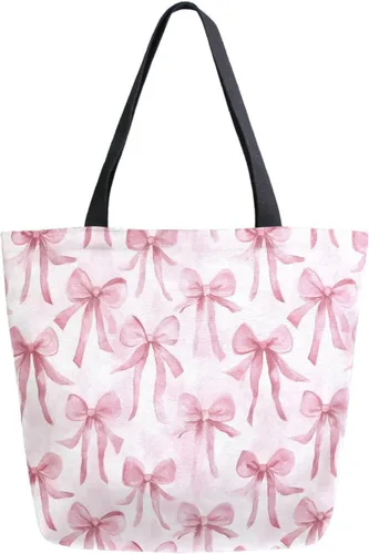 Miniatura 8 de SUABO Bolsa de asas de cocina reutilizable para comestibles, bolsa de compras de lona para exteriores Cactus