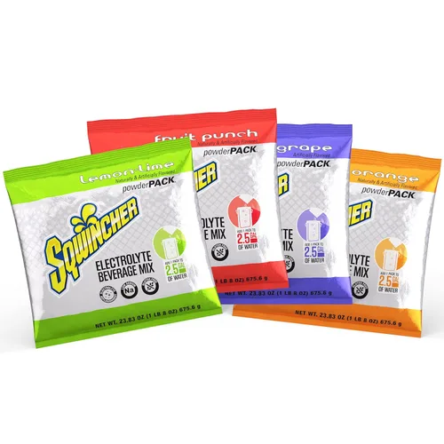 Miniatura 8 de Sqwincher Paquete de polvo, sabor a ponche de frutas, bajo en calorías, bajo en sodio, mezcla de bebidas hidratantes para reposición