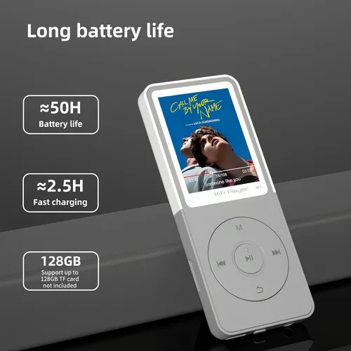 Miniatura 6 de Reproductor MP3 con Bluetooth, reproductor de música, radio Fm, video, grabación, vista de fotos, libro electrónico, sonido de alta fidelidad
