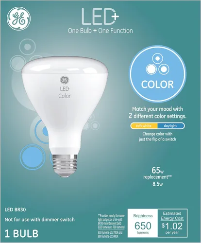 Miniatura 9 de GE Lighting Series GE - Altavoz LED de repuesto para interiores (luz blanca), color blanco