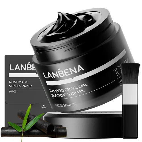 Miniatura 11 de LANBENA Removedor de puntos negros - Mascarilla para nariz y cara, kit de eliminación de puntos negros, 1.05 onzas