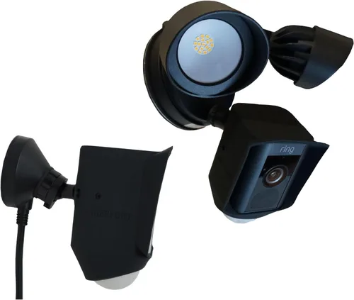 Miniatura 3 de Funda de silicona compatible con Ring Floodlight Cam Wired Plus, cámara de reflector, protección contra el deslumbramiento solar, los rayos UV