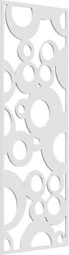 Miniatura 105 de Farwell Paneles de pared decorativos de madera con calado, 13 3/8 pulgadas de ancho x 34 3/8 pulgadas de alto x 1/4 de alto, roble rojo rojo