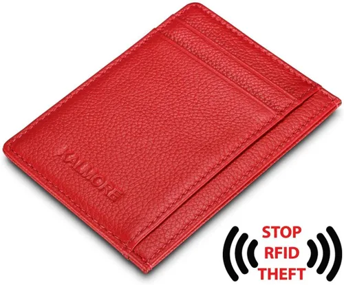 Miniatura 3 de KALMORE Women's Credit Card Holder Leather Slim Minimalist Wallet