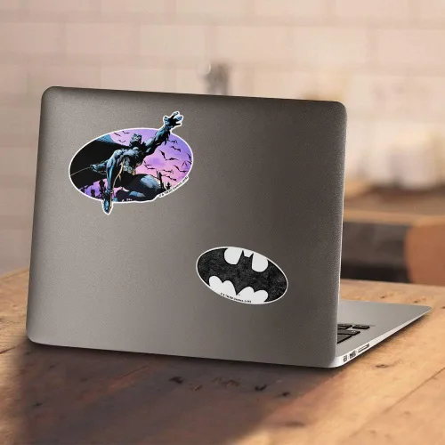 Miniatura 2 de Popfunk Batman Winged Skull Logo All Over T-Shirt