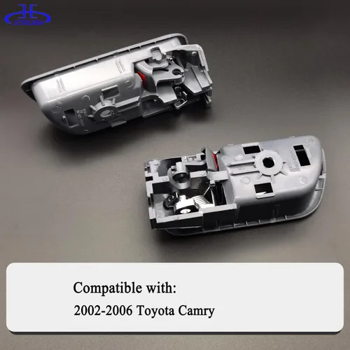 Miniatura 4 de 4 piezas de manijas interiores para puertas de Toyota Camry 2002 2003 2004 2005 2006, delanteras traseras izquierda del conductor y derecha del lado