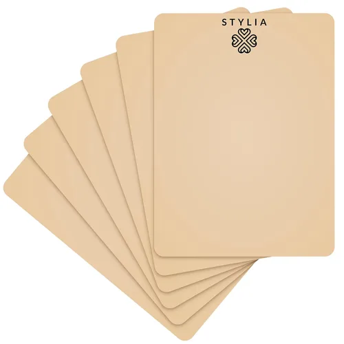 Miniatura 5 de Stylia Hoja de piel falsa de práctica de Microblading para tatuaje de cejas, piel falsa para tatuaje, aguja de micro cuchillas, maquillaje de cejas