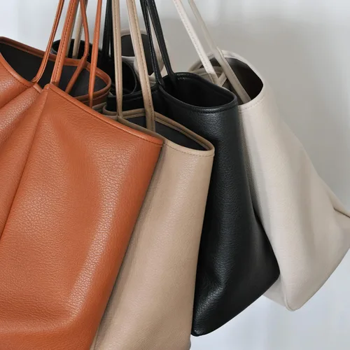Miniatura 52 de HOXIS Bolso de mano de cuero PU de gran tamaño para mujer, bolso de fin de semana, bolso de viaje