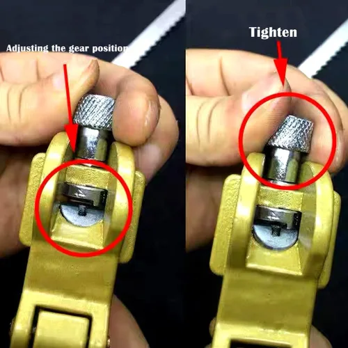 Miniatura 6 de Juego de sierra, alicates para carpintería, herramientas manuales, extractor, carpintería, herramientas manuales, accesorios de bricolaje (con lupa)