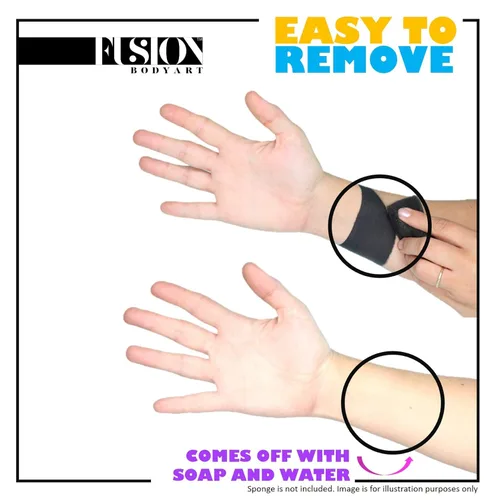 Miniatura 2 de Fusion Body Art Pintura facial profesional a base de agua de calidad profesional, Leanne's Lollipop de Leanne Courtney de 1.06 onzas (1.06 onzas)