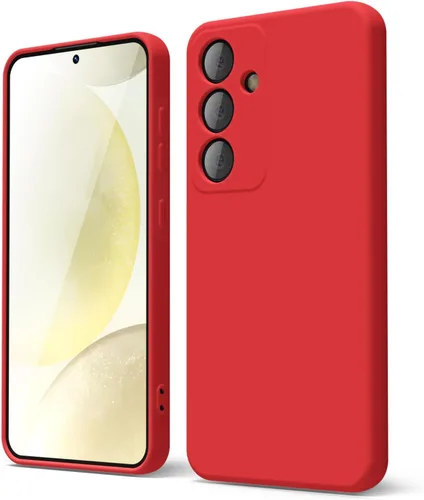 Miniatura 19 de oakxco Funda para teléfono Samsung Galaxy S21 Ultra con agarre de silicona líquida, bonita funda delgada y delgada de goma suave de TPU lisa