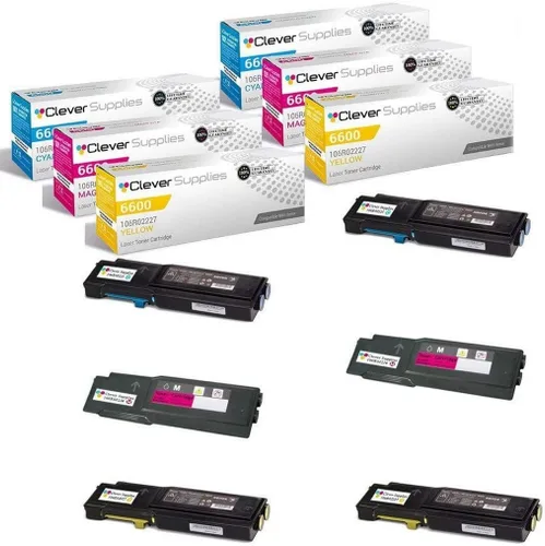 Miniatura 76 de CS compatible Xerox Phaser 6510/WorkCentre 6515 (106r03480) 2 cartuchos de tóner negro para Phaser 6510, WorkCentre 6515 2 negro