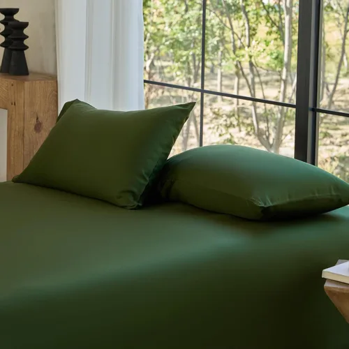 Miniatura 17 de Juego de fundas de almohada DOZ, 100% viscosa derivada del bambú, cultivada orgánicamente, extremadamente suave, sedosa, transpirable, refrescante
