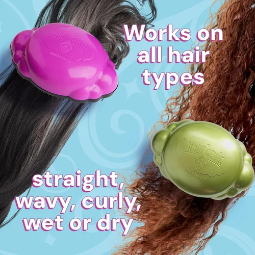 Miniatura 5 de Knot Genie, Cepillo para desenredar el cabello, Azul