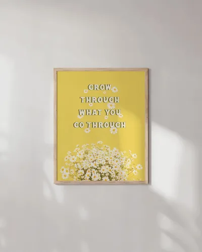 Miniatura 4 de HAUS AND HUES Arte de pared con citas motivacionales, bonitos pósteres geniales para habitaciones, adolescentes, niñas, bonita decoración de pared
