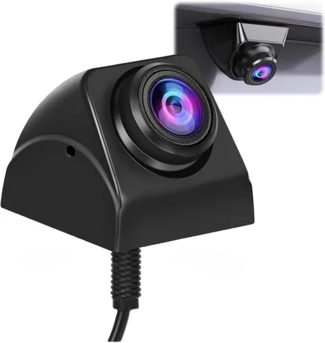 Cámara HD de visión trasera delantera y trasera para automóvil, rotación de 360°, gran ángulo de visión, IP68K, impermeable, universal, marcha