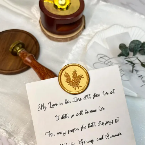 Miniatura 3 de 25 calcomanías para sellos de cera, hechas a mano, autoadhesivas, para invitaciones de bodas, sobres, envoltura de regalo, Navidad