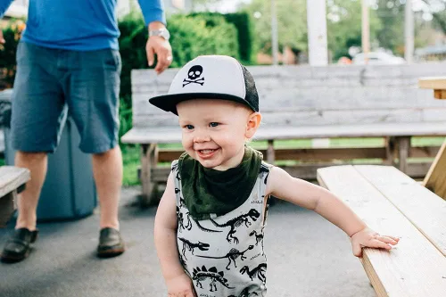 Miniatura 84 de Born to Love - Gorra de béisbol para niño y bebé con visera, en color blanco y azul