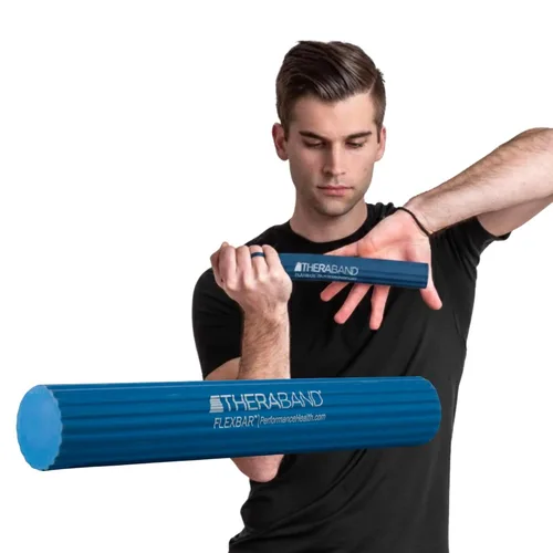 Miniatura 9 de THERABAND FlexBar - Barra para terapia de codo de tenista, alivia el dolor de la tendinitis y mejora la fuerza de agarre, barra de resistencia
