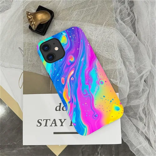 Miniatura 3 de DAIZAG Funda compatible con iPhone 11, hermoso color arena, patrón completo, carcasa rígida híbrida de plástico TPU + funda de protección