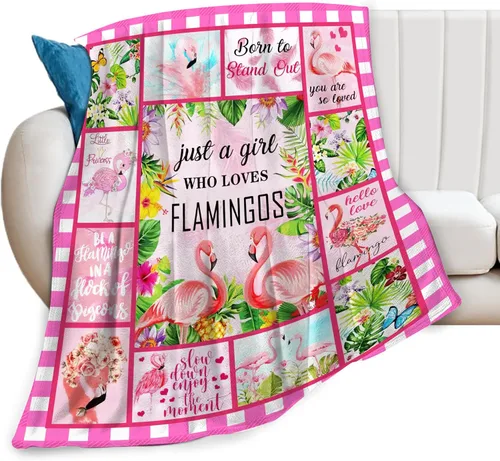 Miniatura 54 de Manta con texto en inglés «Just A Girl Who Loves Dinosaurs», bonita manta decorativa de dinosaurios, regalos para niñas, súper cálida, suave y Solo