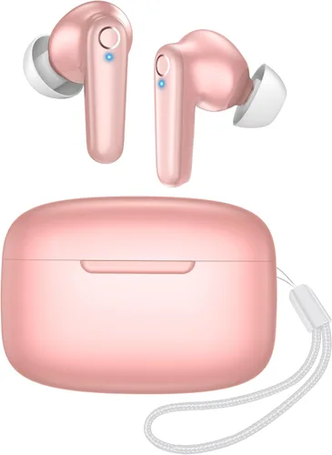 Miniatura 9 de Redpepper - Auriculares inalámbricos Bluetooth 5.3 60H de tiempo de uso. Auriculares con graves profundos y llamada clara. Con micrófono Negro