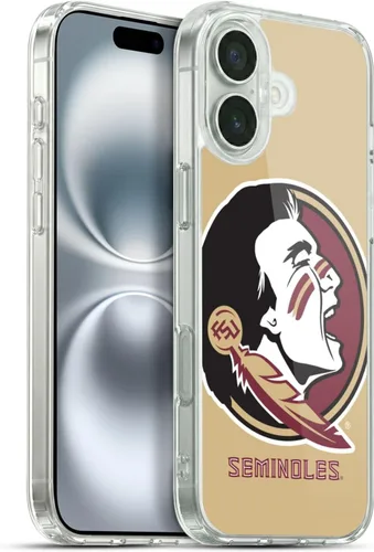 Miniatura 244 de Head Case Designs Funda de gel suave FSU Seminoles de la Universidad Estatal de Florida con licencia oficial compatible con Apple iPhone 13 Pro Max