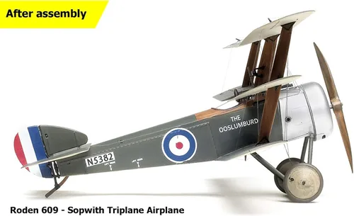 Miniatura 4 de Roden Kit de modelo de avión triplano Sopwith