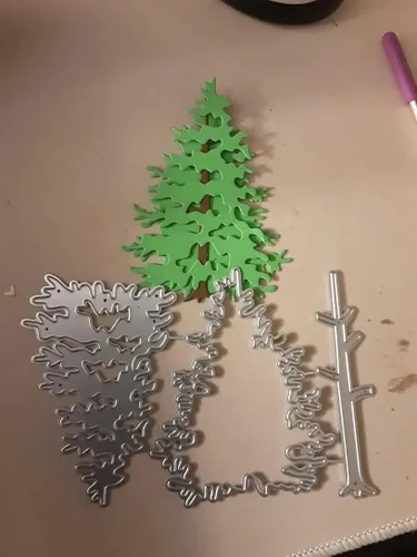 Miniatura 9 de Lapoo Festivales Plantillas de Corte Metálicas para Álbum de Recortes - Plantillas de Corte Duraderas para Álbum de Fotos de Bricolaje, Papel