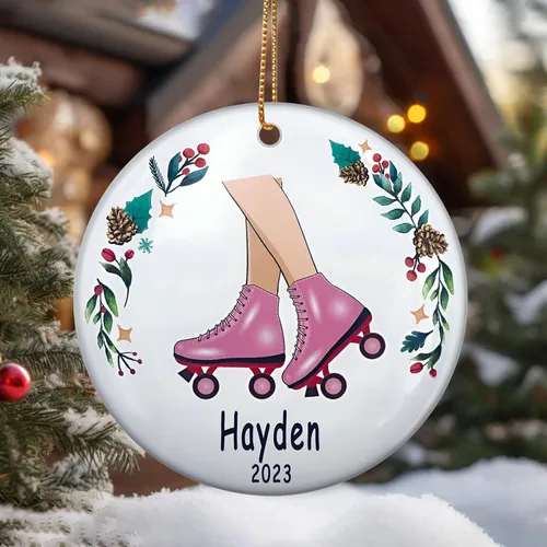 Miniatura 14 de Adorno de Navidad personalizado sin ruedas de entrenamiento para montar en bicicleta, regalos de bicicleta para Navidad, adornos para niños