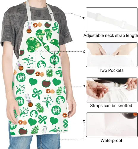 Miniatura 4 de TOBGBE Troop Leader Gifts Apron Dealer Pockets Apron for Chaos Coordinator Boss Manager Gift