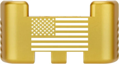 Miniatura 76 de NDZ Performance Placa trasera de aluminio con asistencia deslizante para Glock 1-5 Glock 17 19 19 19 x 22 23 24 26 27 31 32 33 34 35 45 47 49, Rojo
