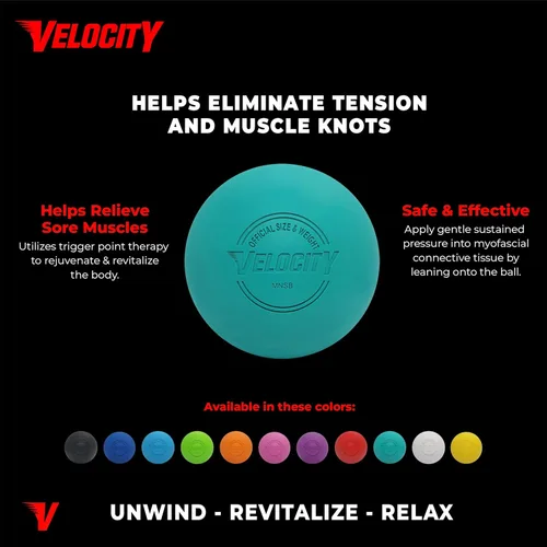 Miniatura 5 de Pelotas de lacrosse Velocity - 1, 2, 3, 6, 12, 18, 24, 36, 60 y 120 paquetes - para práctica, tamaño oficial aprobado por la NFHS y la universidad
