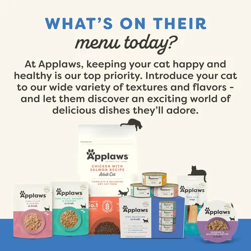 Miniatura 5 de Applaws Alimento húmedo natural para gatos en caldo, ingredientes limitados y naturales, alto en proteínas sin aditivos artificiales, filete
