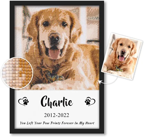 Miniatura 9 de Kits de pintura de diamantes personalizados para adultos, arte de diamantes con foto personalizada, imagen privada personalizada, decoración de A