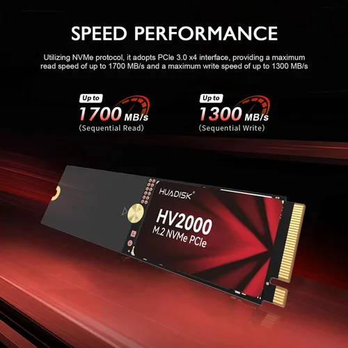 Miniatura 4 de M.2 NVMe SSD 128GB Gen3x4, SSD de 2242 con placa de extensión 2280, unidad de estado sólido interna, velocidad de lectura de hasta 1900MB/s, 3D NAND