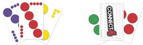 Miniatura 4 de Hasbro Gaming Juego de cartas Connect 4 para niños, 2-4 jugadores, juego 4 en fila, divertidas actividades de verano, esenciales para viajes