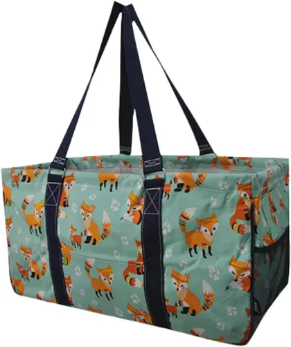 Miniatura 29 de NGIL Bolsa de comestibles reutilizable extra grande plegable de gran tamaño para comestibles, almacenamiento, picnic, playa, Flecha-negro