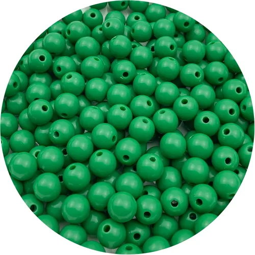 Miniatura 32 de 400 cuentas redondas de acrílico pastel de 0.315 pulgadas (0.315 in), cuentas espaciadoras de color caramelo, cuentas de resina de plástico para 306