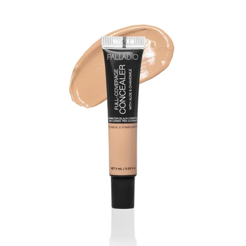 Miniatura 13 de Palladio Corrector de cobertura completa - Fórmula cremosa para rostro y debajo de los ojos, disfraza ojeras, manchas, líneas finas, unifica el tono