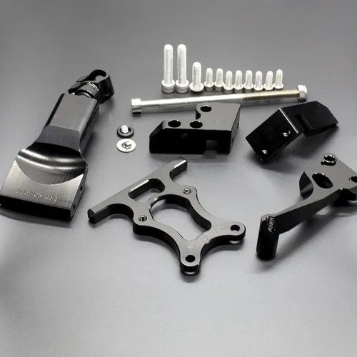 Miniatura 4 de FXCNC Racing motocicleta CNC amortiguador de dirección estabilizador amortiguador de montaje kit compatible con MT07 FZ07 MT-07 FZ-07 2014-2019