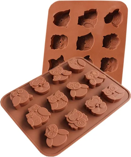 Miniatura 9 de Joyeee Molde ovalado de silicona para pudín, reutilizable de silicona para bricolaje, molde para hornear, pastel, galletas, magdalenas, chocolate