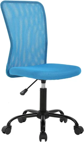 Miniatura 10 de Silla de escritorio ergonómica de malla para computadora, respaldo moderno ejecutivo, soporte para la espalda media, silla giratoria y basculante